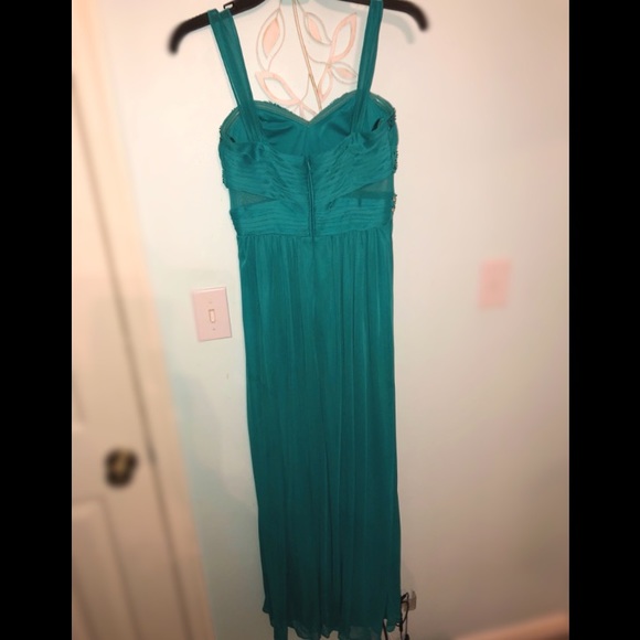 Turquoise Prom Dress - Picture 4 of 4